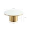 Manhattan Comfort Glenn Coffee Table and End Table Set of 2 in Gold 2-CE1710 - alternate 3
